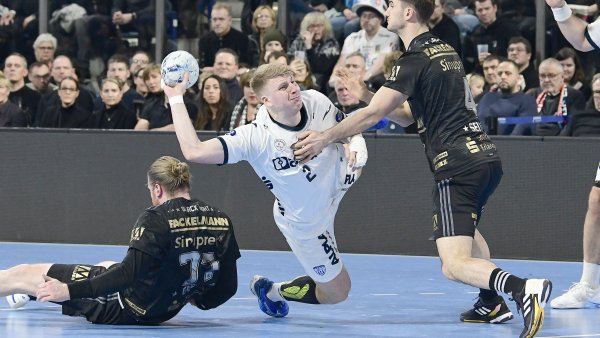 Hutecek is back. Der TBV-Spielmacher ging unerschrocken in die Erlanger Lücken. - © ISPFD / IPD - Redaktionsbüro Sc