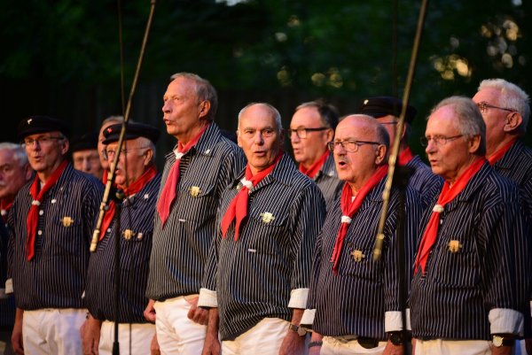Beim Hafenfest in Bellenberg macht der Magellan Shanty Chor Paderborn eine gute Figur. - © Nicole Ellerbrake