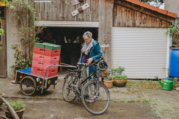 Pauline Leidgens fährt täglich Rad. - © Sandra Castrup