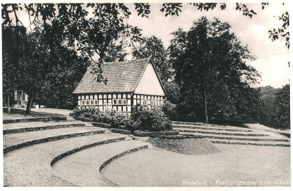 Ein historisches Motiv, das das heutige Eselhaus zeigt. Und was war es früher? - © Tierpark Olderdissen