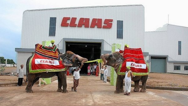 Das Claas-Werk im indischen Chandighar nahm 2008 seinen Betrieb auf. - © Archiv: Horst Biere