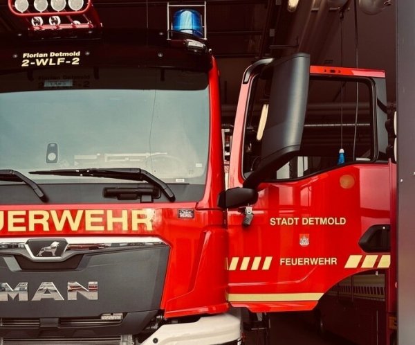 Die Feuerwehr konnte schnell Entwarnung geben. - © Feuerwehr Detmold