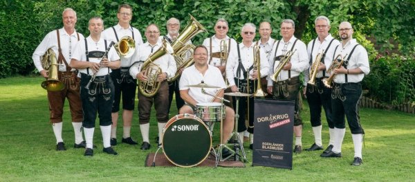 Die "Dorfkrug-Musikanten" geben demnächst im "Kohlpott" in Pivitsheide ein Blaskonzert. - © Dorfkrug-Musikanten