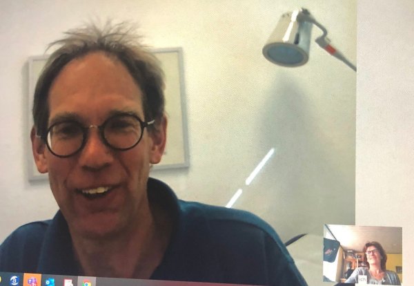 Videosprechstunde von Dr. Markus Dickel und Redakteurin Silke Buhrmester. - © Silke Buhrmester