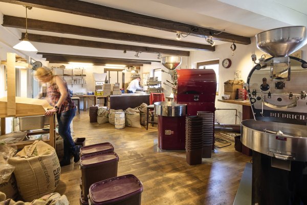 Die Kaffeewelt Eisbrenner in Bielefeld. - © Tuula Kainulainen