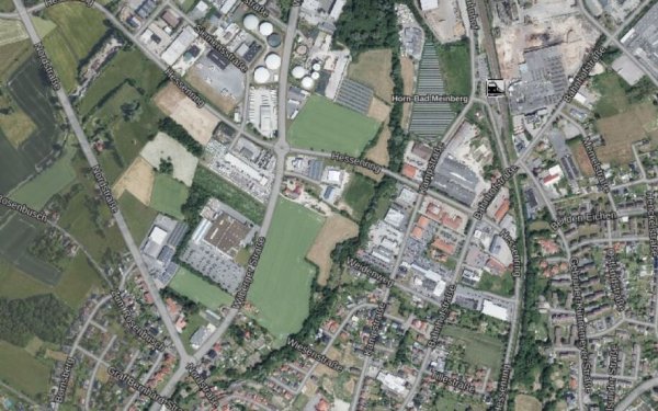 Der Kreisverkehr Wilberger Straße/Hessenring wird ab Montag saniert. - © Geodaten NRW/TIM-Online