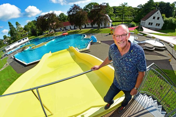 Der Verein gibt Samstag einen Empfang bzgl. des Jubiläums. Ein großes Freibadfest soll auf jeden Fall noch nachgeholt werden. - © Bernhard Bentler