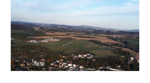 Am nördlichen Stadtrand wäre noch Platz für Wirtschaftsflächen. - © Luftsportverein Detmold