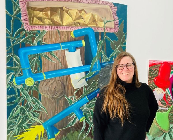 Fuchsschwanz und Perenboom: Eva Krause stellt bis zum 12. Mai in der Galerie Mellies aus. - © Sabine Mellies