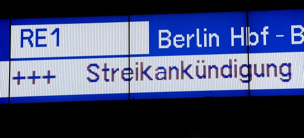 Streiks bei der Bahn sind auch in der kommenden Woche wieder möglich. - © dpa