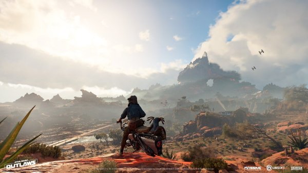 So muss eine Star-Wars-Open-World aussehen: Die Spielwelt strotzt vor Details aus der weit, weit entfernten Galaxie. - © Ubisoft/Massive