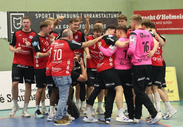 Die pure Freude beim Team Handball Lippe. - © Paul Cohen(LZ)