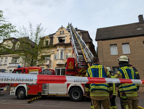 In der Osterstraße hat ein Dachstuhl gebrannt. - © Freitag TV