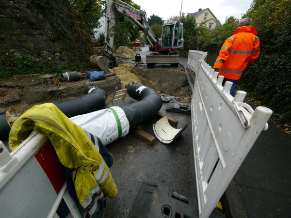 Detmold hat früher viel in Fernwärme investiert - wie hier im Alten Postweg. Doch gerade jetzt wirke laut Grünen das Verhalten eher zögerlich in Sachen Fernwärme. - © Jost Wolf