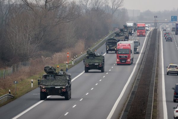 Ein Konvoi der Bundeswehr während der Übungsserie Quadriga 2024. - © Symbolbild: Bundeswehr