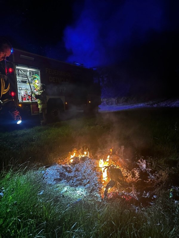 Unklarer Feuerschein in Nienhagen - © C.Rieks