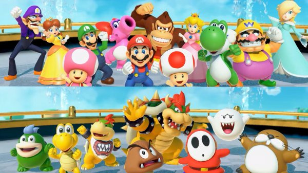 Die Auswahl der Charaktere bei "Super Mario Party Jamboree" ist groß. Wir haben 22 verschiedene Optionen, um uns ins Abenteuer zu stürzen. - © Nintendo