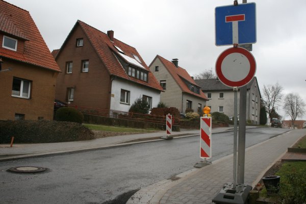 Die Bauarbeiten in der Bergstraße haben zu viel Zoff geführt.  - © Archivfoto: Sylvia Frevert