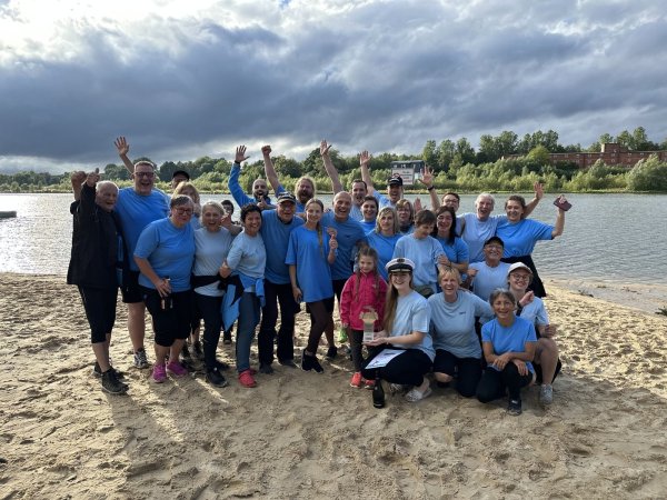 Das Team "Drachenexpress" vom Betriebssport Merkur Gauselmann hat sich den ersten Platz in der Master Klasse gesichert. - © Infinity