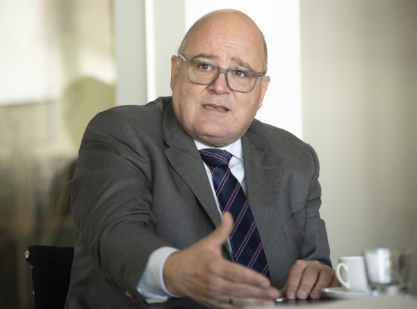 Steffen Kampeter, Hauptgeschäftsführer der Bundesvereinigung der Deutschen Arbeitgeberverbände, beim Besuch in der Redaktion. - © Jörg Dieckmann