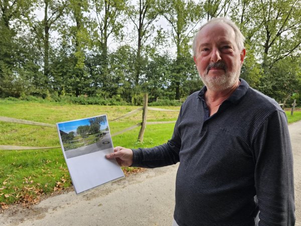 Ingenieur Wilfried Günzel wohnt Im Holland. Beim letzten Starkregen lief das Schmutzwasser in den Bach, die Kanäle konnten die Wassermassen nicht mehr fassen. Auch Keller standen unter Wasser. - © Astrid Sewing
