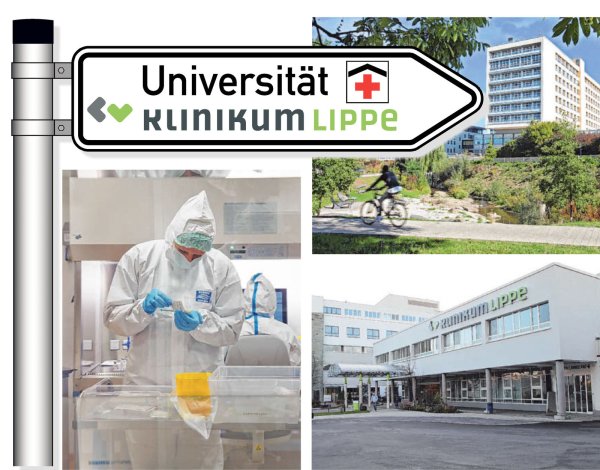 Der Aufbau der Uni-Klinik dauert Jahre. Im Wintersemester 2021/22 soll es mit den ersten Studenten in Bielefeld losgehen. - © Montage: Oliver Wendtland