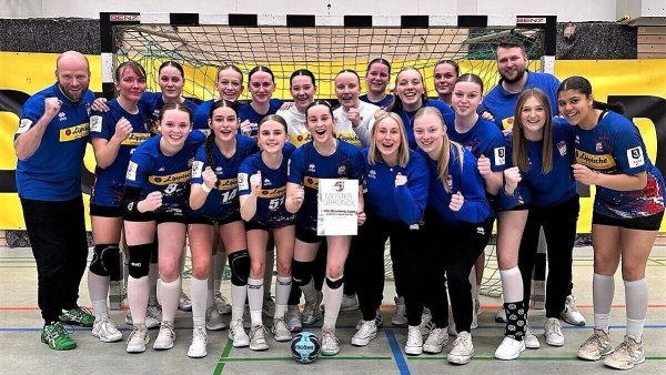 Die B-Jugend der HSG Blomberg-Lippe ist Westfalenmeister. - © HSG Blomberg-Lippe
