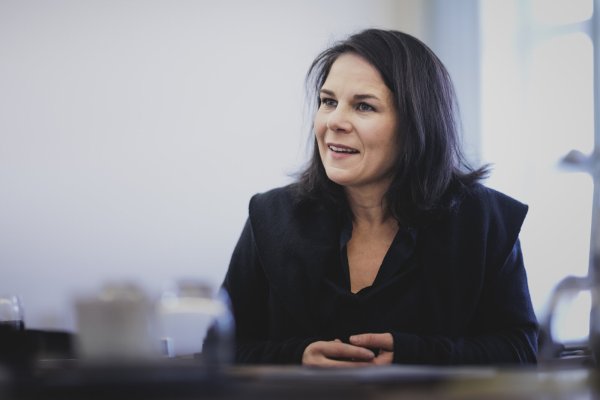 Annalena Baerbock, Bundesaußenministerin, im Interview. - © Florian Gaertner/photothek.de