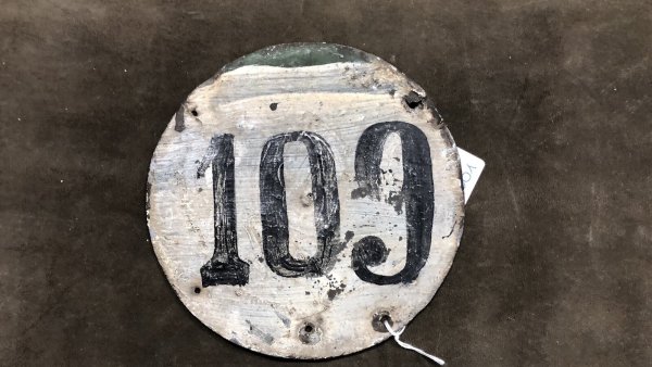 Die Hausnummer 109 aus Schötmar. Foto: Sven Kienscherf - © Sven Kienscherf