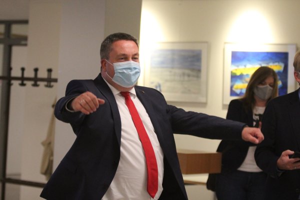 So sieht ein Sieger aus: Dr. Axel Lehmann konnte sich klar in der Stichwahl durchsetzen. Die SPD ist zufrieden. - © Dirk Baldus