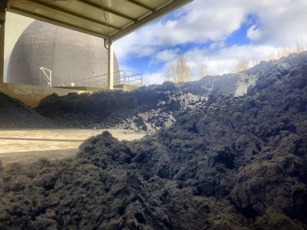 In getrocknetem Zustand wird der Klärschlamm aus ganz Ostwestfalen demnächst in Bielefeld verbrannt. Die bereits vorhandene Rauchgasreinigungsanlage der Müllverbrennungsanlage dort wird eine wichtige Rolle dabei spielen. - © Thomas Lieske