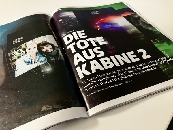 Das Nachrichten-Magazin "stern" berichtet mit dem Titel "Die Tote aus Kabine 2" ausführlich über das Unglück. - © Jens Reichenbach