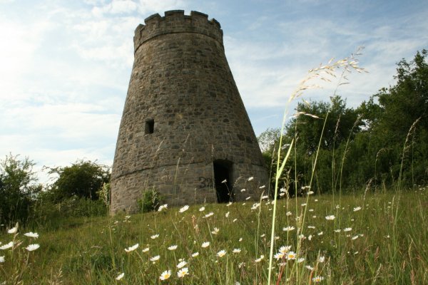 Streit um Gitter an Türen und Fenstern von Barntrups Wahrzeichen: der Windmühlenstumpf in Sonneborn war kurzfristig geschlossen und Barntruper Bürger und Politik wunderten sich. - © Sylvia Frevert