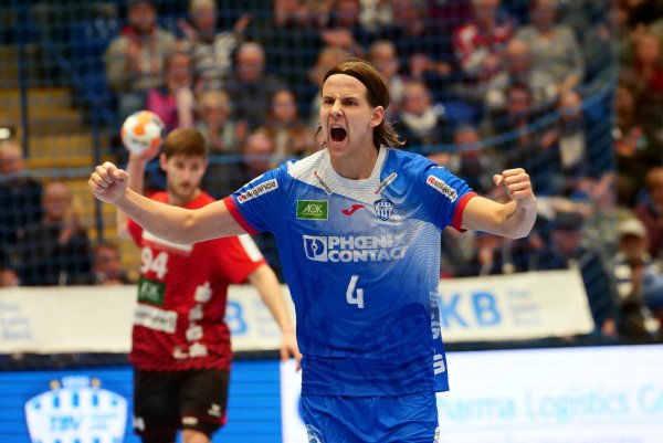 Bei seinem bislang letzten Bundesligaeinsatz für den TBV Lemgo Lippe lief Bjarki Mar Elisson förmlich heiß. Gegen die HSG Nordhorn-Lingen gelangen ihm 15 Treffer. Foto: Jörg Hagemann - © Jörg Hagemann