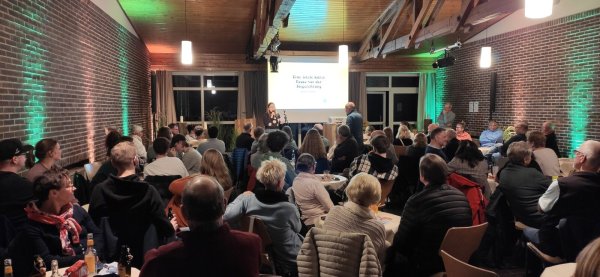 Das erste Kneipen Quiz (ohne Kneipe) war gut besucht. - © Bürgertreff Waddenhausen