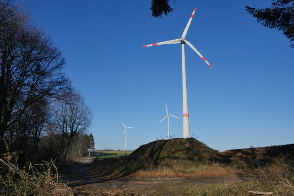 Der Bau von Windrädern – hier ein Bild aus Feldrom – ist für den Bereich Gauseköte geplant. - © Jost Wolf