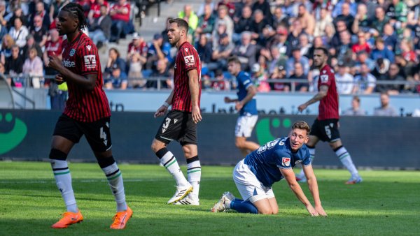 Der Ex-Hannoveraner Marius Wörl konnte im Spiel der Arminia in Hannover oft nur hinterher schauen. - © Teresa Kroeger