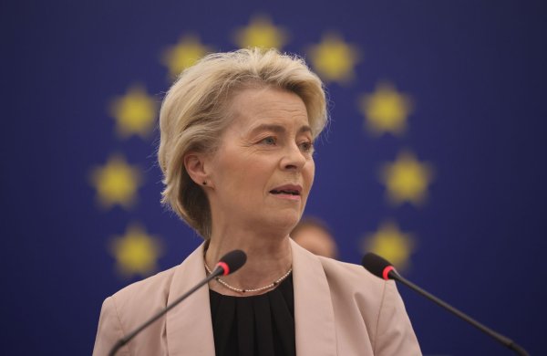 Ursula von der Leyen steht mit ihrer neuen EU-Kommission vor großen Herausforderungen. - © Philipp von Ditfurth/dpa