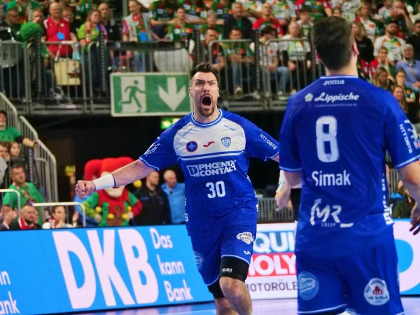 Gut gebrüllt, Gede. Ob Gedeon Guardiola auch beim HC Erlangen so lautstark den Ton angibt? Foto: Jörg Hagemann - © Jörg Hagemann