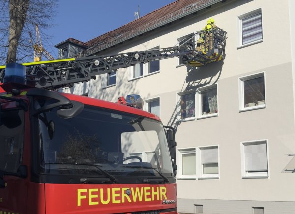 Auch im Obergeschoss konnte die Feuerwehr nichts feststellen. - © Christian Rieks