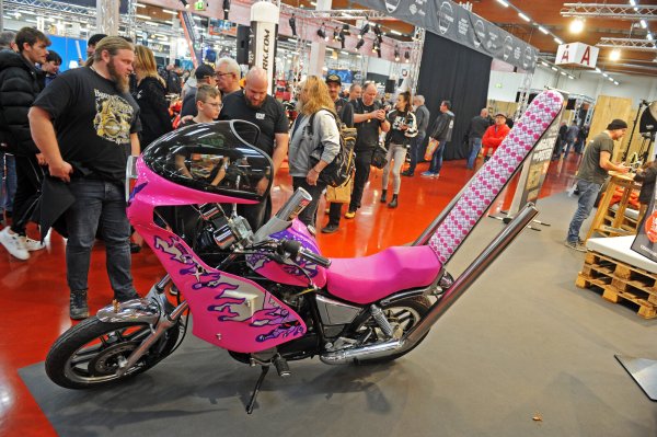 Die "Custombike" überzeugt mit schicken Zweirädern und großem Programm. - © Nicole Ellerbrake