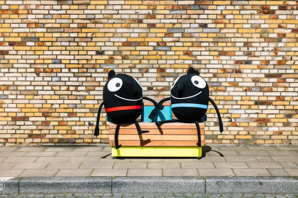 Die Maskottchen Edda und Edgar sind bereit für die Europäische Mobilitätswoche. - © Smilla Dankert