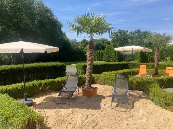In der Erlebniswelt „Hortus Vitalis“ sollen die Palmeninseln für ein exklusives Erlebnis sorgen. Foto: Hortus Vitalis - © Hortus Vitalis