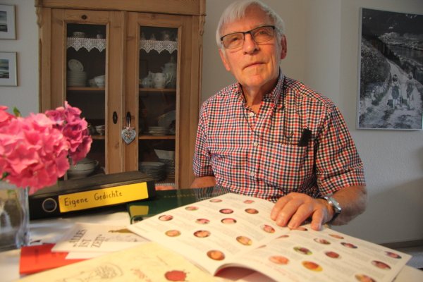 Gerhard Wolff hat unter anderem das Lipperlandlied geschrieben - © Katrin Kantelberg(LZ)