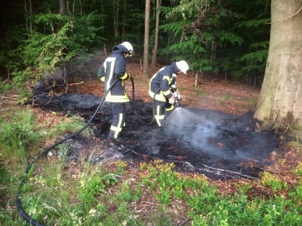 Brandgefahr bei Hitze (Bild aus 2015) - © Feuerwehr Dörentrup