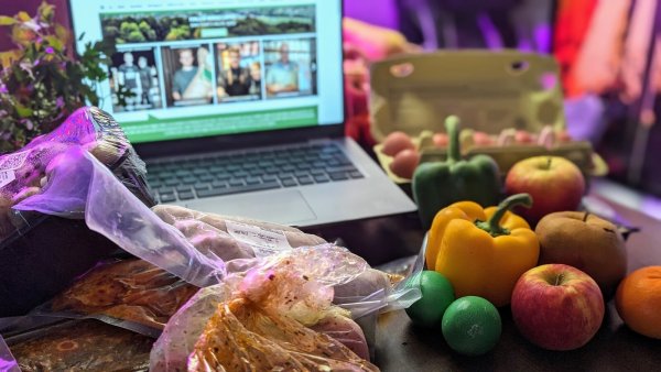Obst, Gemüse, Eier und Fleisch - wie auf dem Wochenmarkt vor Ort lässt sich beim Online-Dienstleister eine wilde Mischung bestellen. Der Shop kommuniziert bereits beim Bestellen, welche Produkte von welchem Erzeuger kommen, und ob diese dort aus eigener Herstellung kommen. - © Yvonne Glandien
