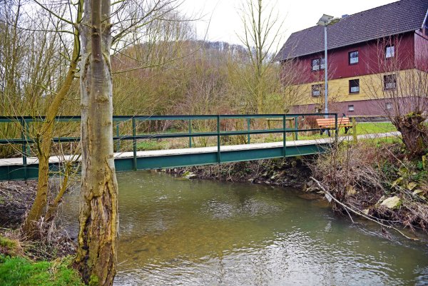 Auch in Nalhof schwillt die Exter bei Stark- oder Dauerregen an. - © Archivfoto: Nicole Ellerbrake