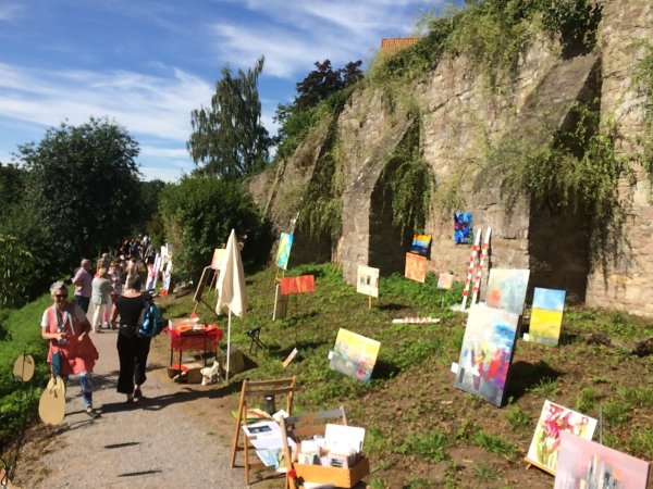 Wegen der Umbaumaßnahmen an der Stadtmauer könne diese nicht wie gewohnt komplett genutzt werden. - © Blomberg Marketing