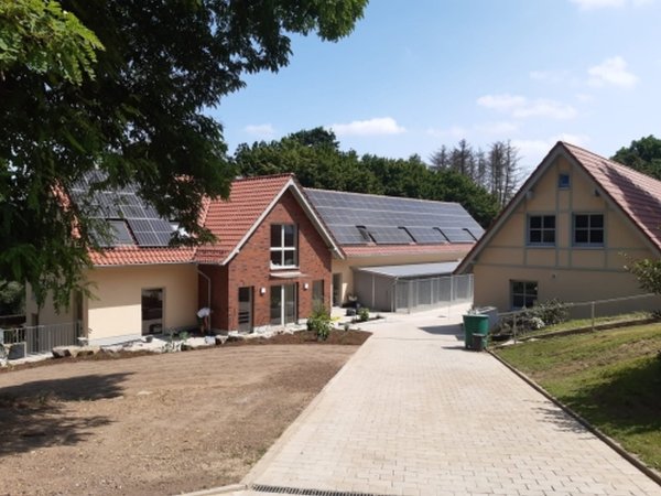 Fast fertig gestellt: der Neubau des Detmolder Tierheims. - © Tierschutz der Tat e.V.