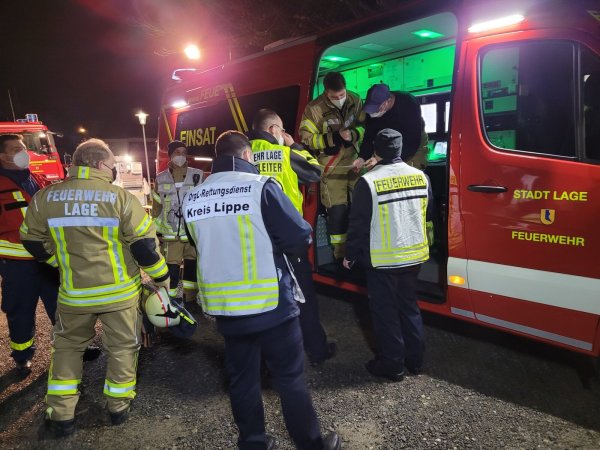 Nach dem Bombenfund im Februar mussten 1800 Bewohner ihre Häuser verlassen. Die Lagenser Verwaltung hatte viele Mitarbeier mobilisiert, die Zusammenarbeit mit Kreis, Polizei und Rettungskräften lief sehr gut. - © Astrid Sewing